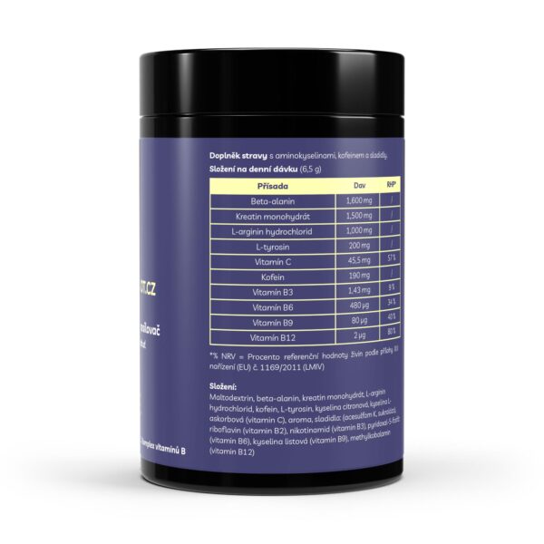 Pre-Workout Booster Tutti Frutti - 520g - Image 2