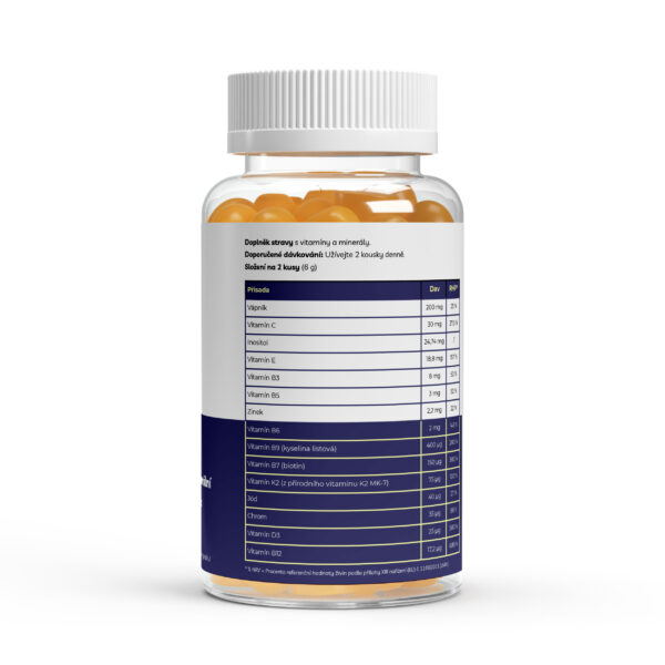 Multivitamin + Mineral Bonbóny - 60 gumových bonbónů - Image 2