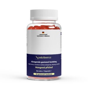 Ašvaganda + Vitamin B6 – 60 gumových bonbonů