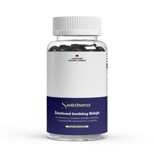 Želatinové bonbóny + Vitamín C,B6, B12 - 60 bonbónů