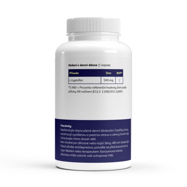 L-Tryptophan - 90 Kapslí - Image 2